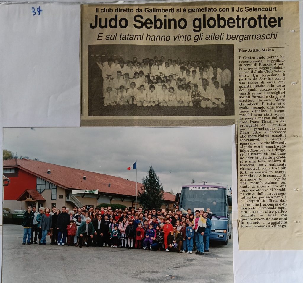 Storia ASD Judo Sarnico - i Successi anni 90